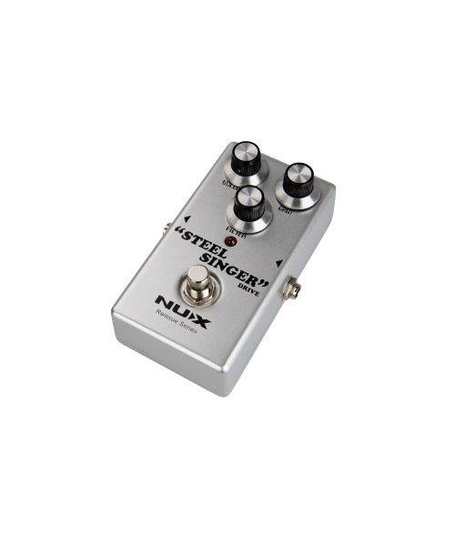 Nux Reissue Series Steel Singer Drive Effects Pedal Silver - El Cajon Guitars and Music