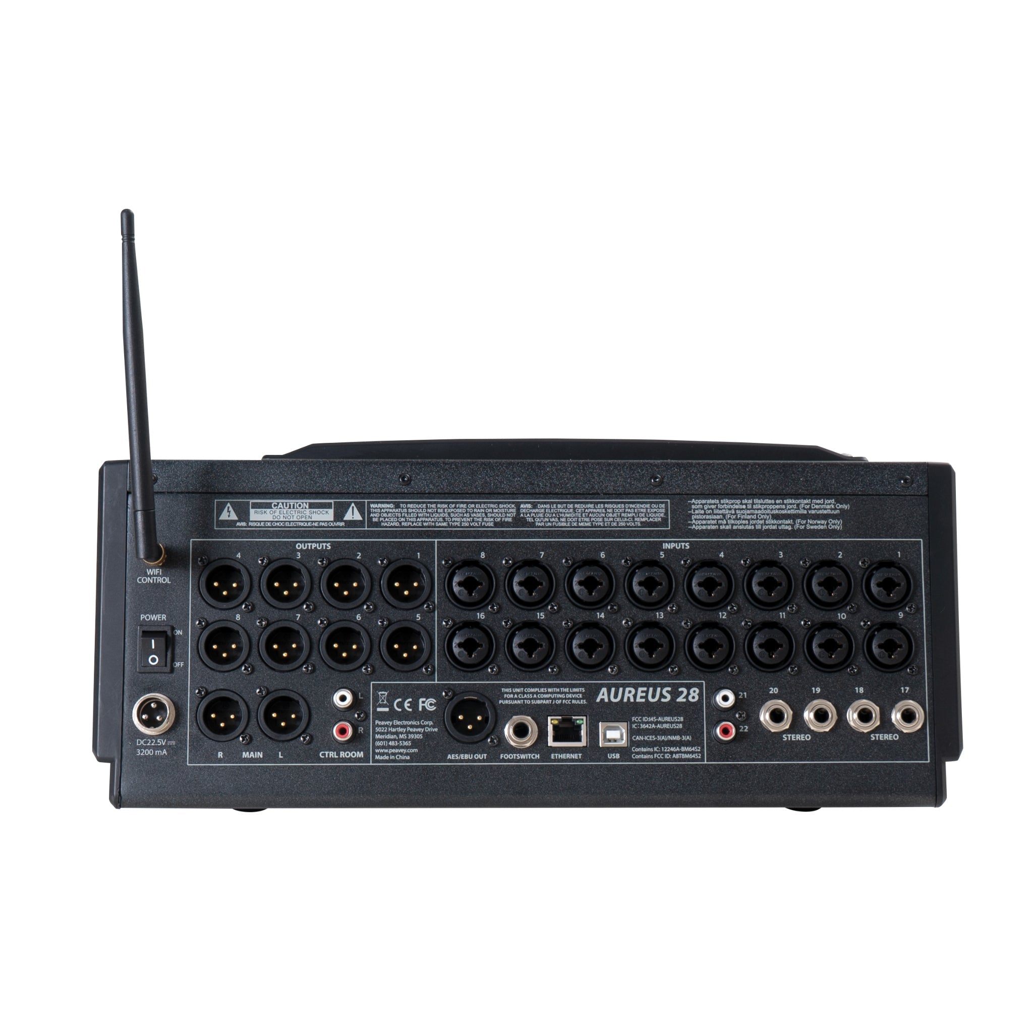 Peavey Mixer Aureus™ 28 Digital Mixer - El Cajon Guitars and Music