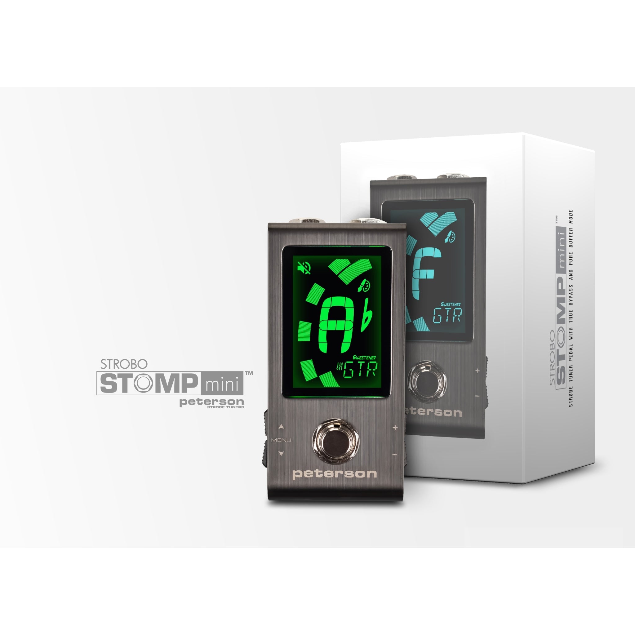 Peterson Strobostomp Mini | Guitar and Bass Pedal Strobe Tuner | Mini Version - El Cajon Guitars and Music