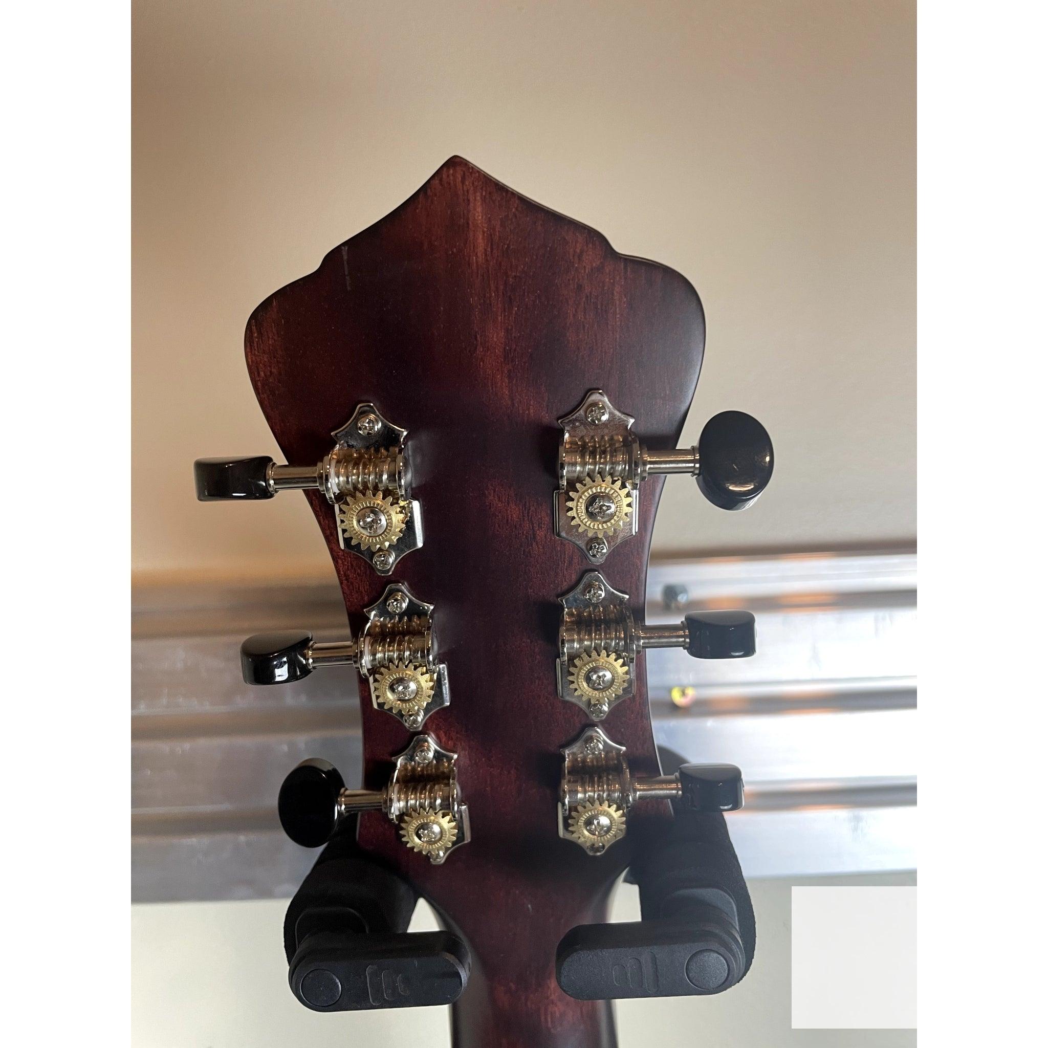 Recording King RM - 997 - VG Swamp Dog Metal Body Resonator Style - 0 Distressed Vintage Green - El Cajon Guitars and Music