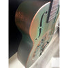 Recording King RM - 997 - VG Swamp Dog Metal Body Resonator Style - 0 Distressed Vintage Green - El Cajon Guitars and Music