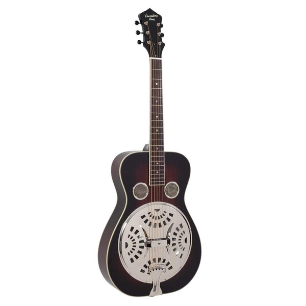 Recording King RR - 36 - VS Maxwell Series Round Neck Resonator Guitar Vintage Sunburst - El Cajon Guitars and Music