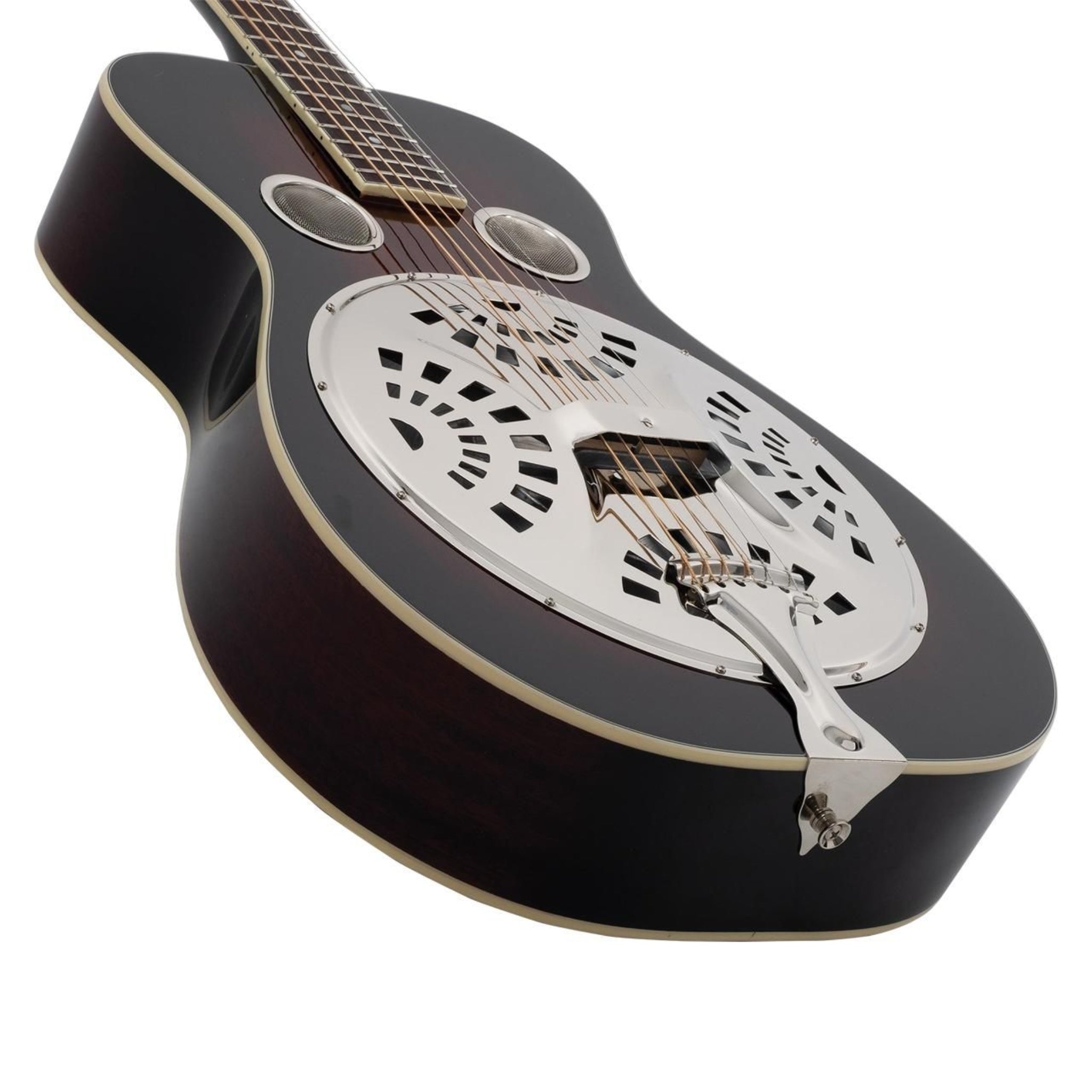 Recording King RR - 36 - VS Maxwell Series Round Neck Resonator Guitar Vintage Sunburst - El Cajon Guitars and Music