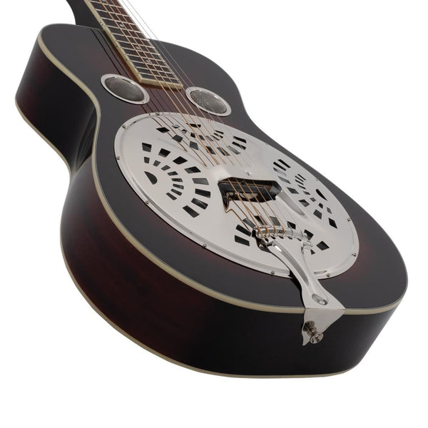 Recording King RR - 36S - VS Maxwell Series Square Neck Resonator Guitar Vintage Sunburst - El Cajon Guitars and Music