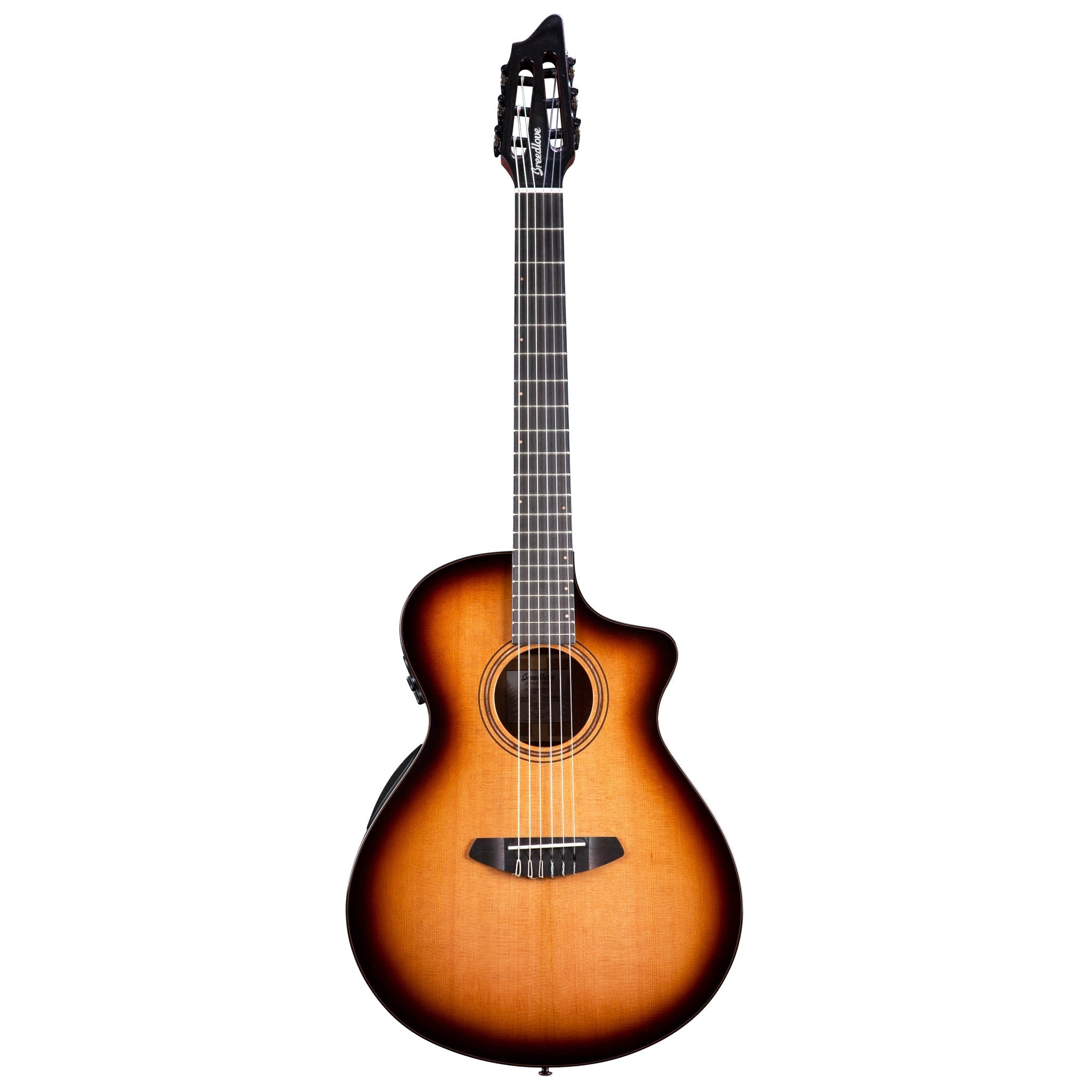 Solo Pro Concert Edgeburst Nylon CE Red Cedar - African Mahogany - El Cajon Guitars and Music