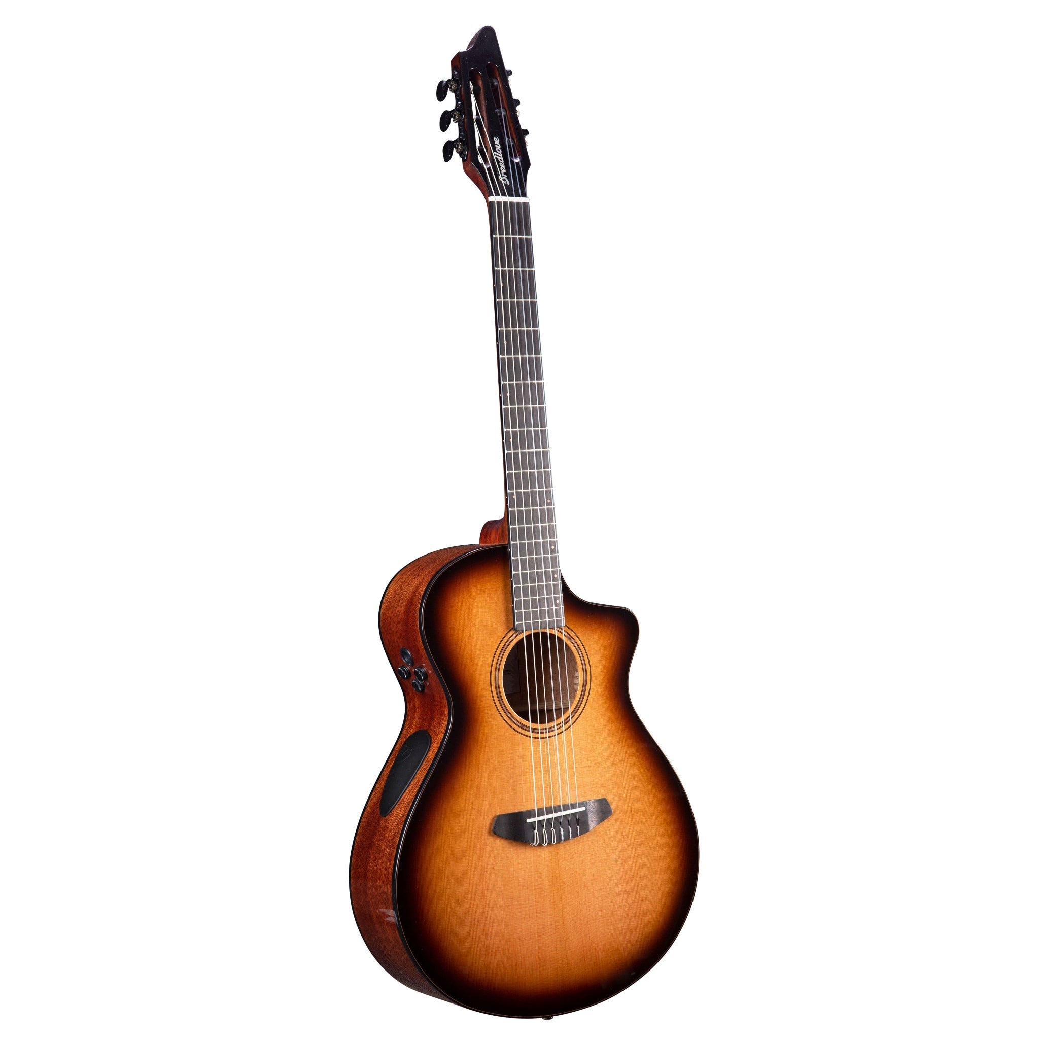 Solo Pro Concert Edgeburst Nylon CE Red Cedar - African Mahogany - El Cajon Guitars and Music