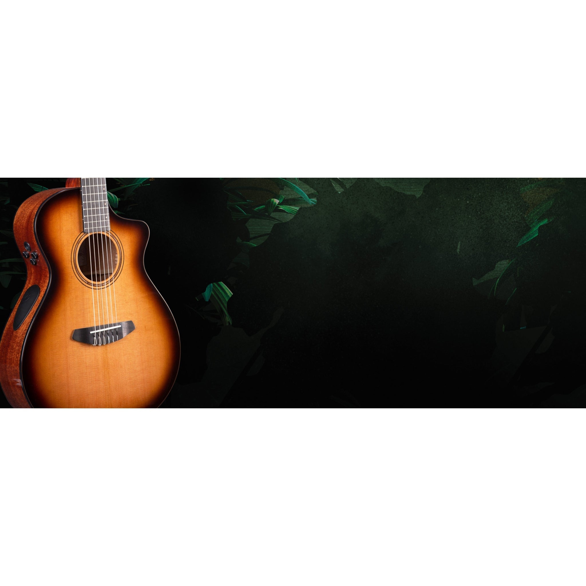 Solo Pro Concert Edgeburst Nylon CE Red Cedar - African Mahogany - El Cajon Guitars and Music