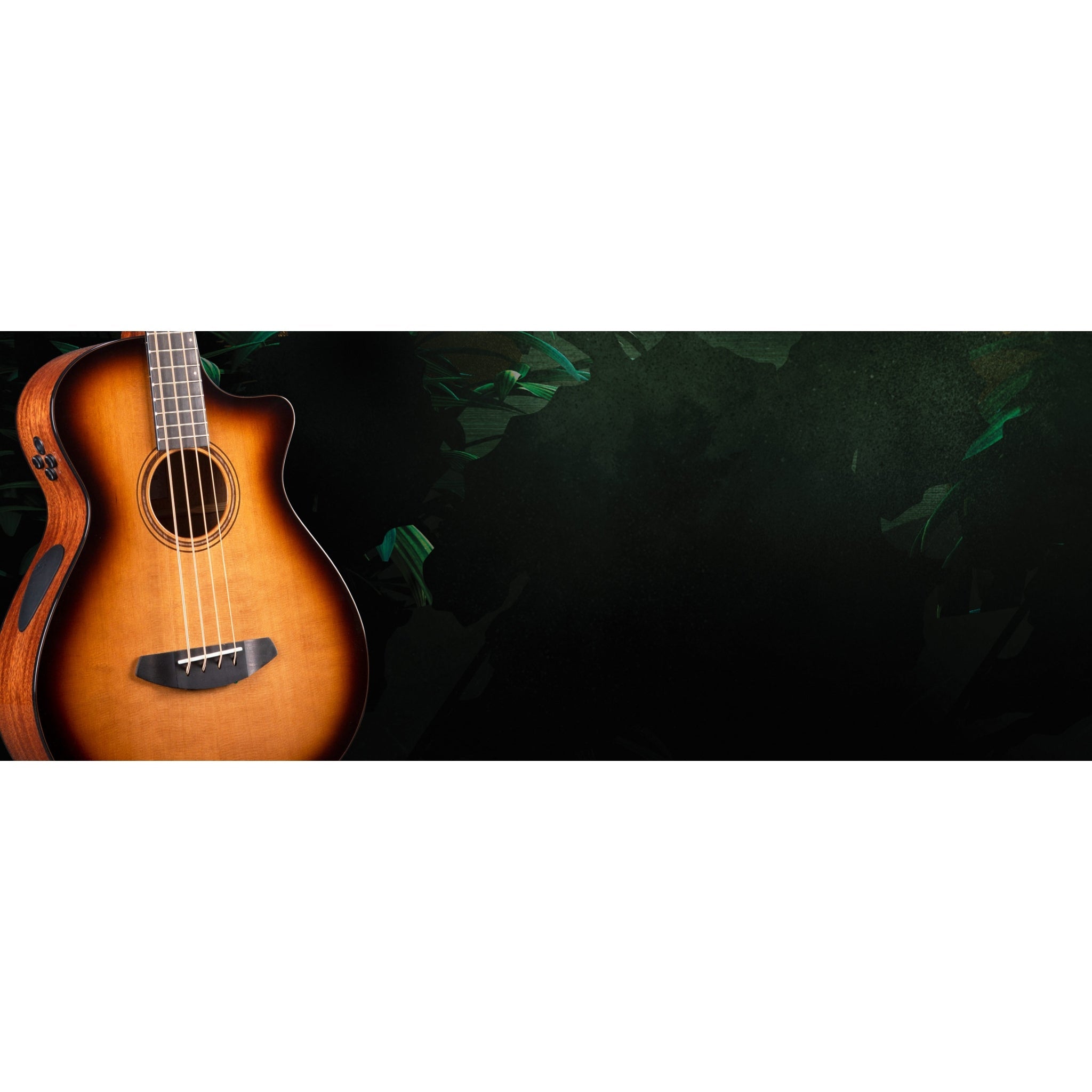 Solo Pro Dreadnought Concerto Edgeburst Bass CE Red Cedar - African Mahogany - El Cajon Guitars and Music