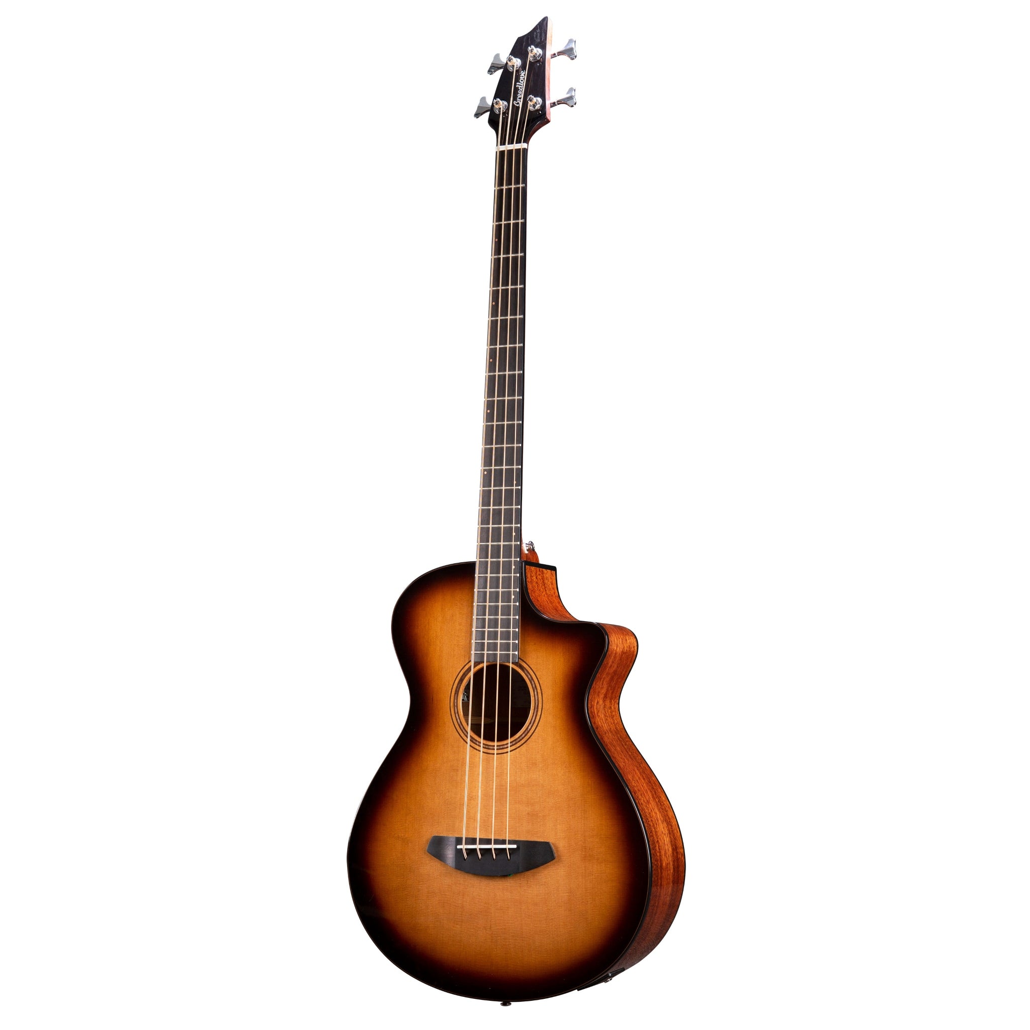 Solo Pro Dreadnought Concerto Edgeburst Bass CE Red Cedar - African Mahogany - El Cajon Guitars and Music