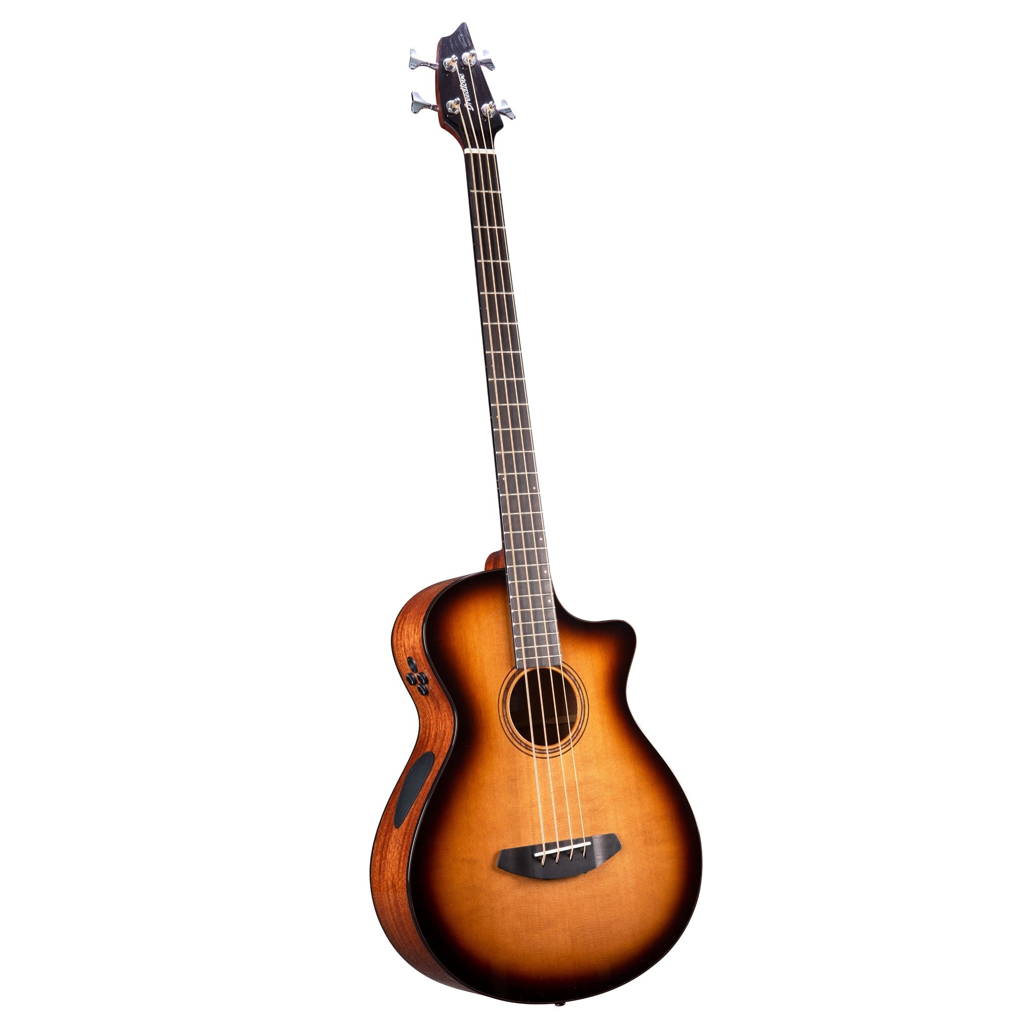 Solo Pro Dreadnought Concerto Edgeburst Bass CE Red Cedar - African Mahogany - El Cajon Guitars and Music