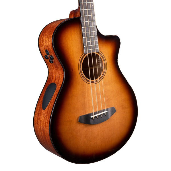 Solo Pro Dreadnought Concerto Edgeburst Bass CE Red Cedar - African Mahogany - El Cajon Guitars and Music