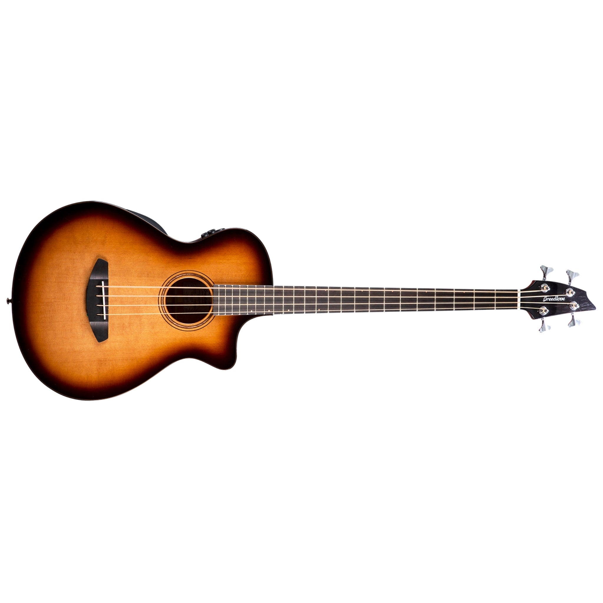 Solo Pro Dreadnought Concerto Edgeburst Bass CE Red Cedar - African Mahogany - El Cajon Guitars and Music