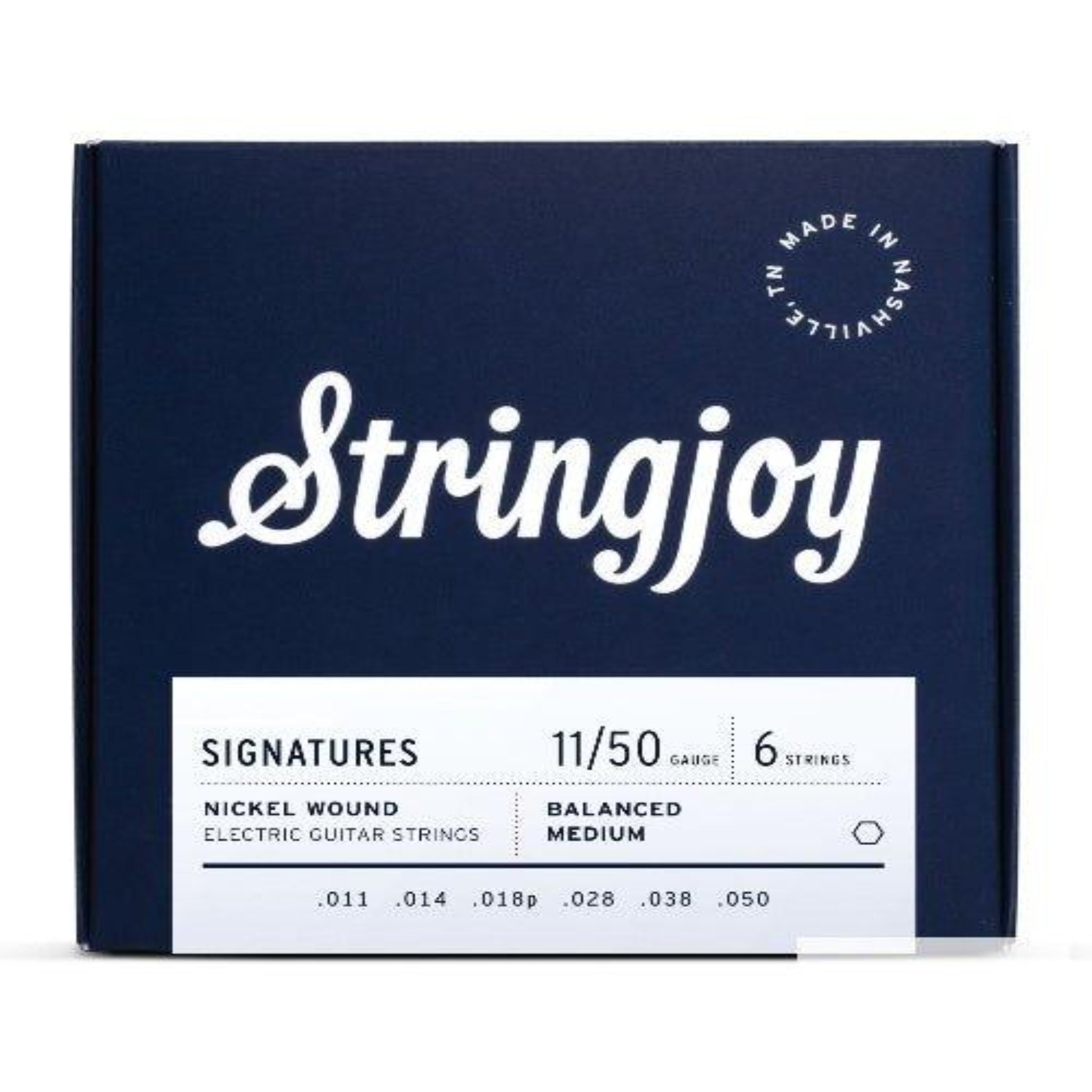 STRINGJoy Bal11 Signature Nickel Electric Guitar Strings, (Balanced Medium Gauge - El Cajon Guitars and Music