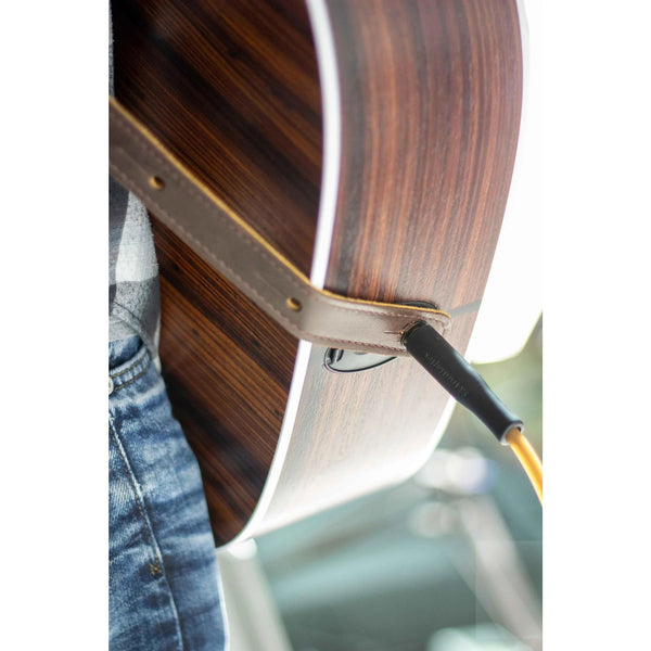 Studioflex Acoustic Artisan INSTRUMENT 10FT / 3M Acoustic Artisan Silver Angle w/24K INST CABLE - El Cajon Guitars and Music