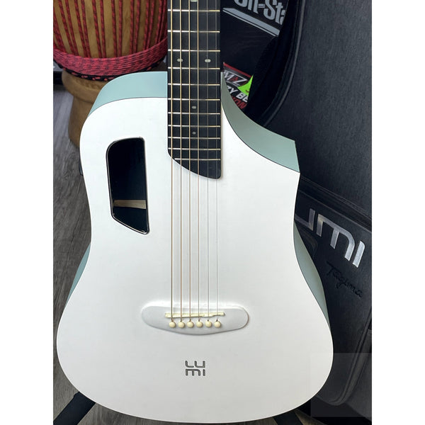 Tagima Lumi - X White Sparkle Smart Guitar - Built In effects, tuner, looper, drum machine, and practice modes - El Cajon Guitars and Music
