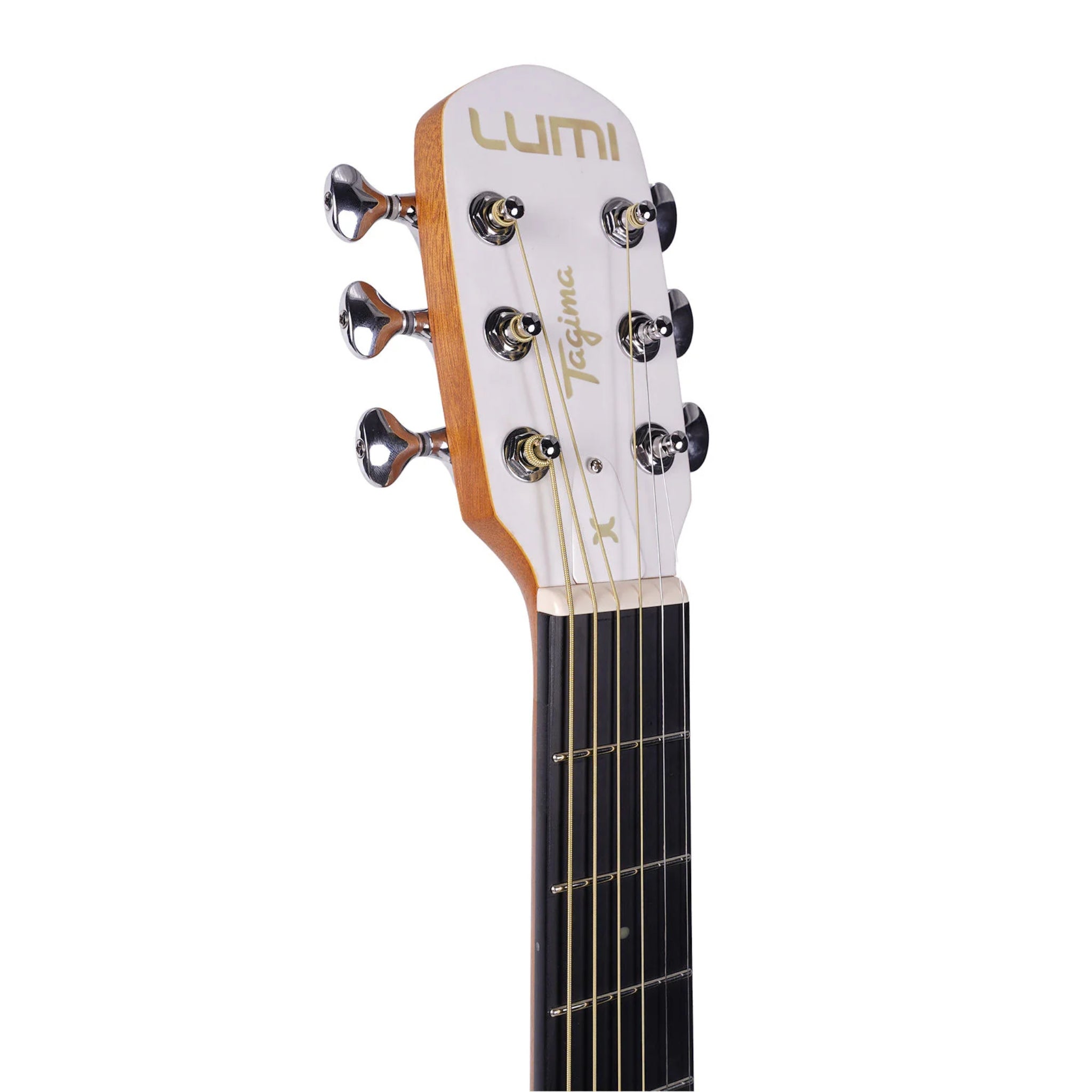 Tagima LUMY X White Smart Guitar - Built In effects, tuner, looper, drum machine, and practice modes - El Cajon Guitars and Music
