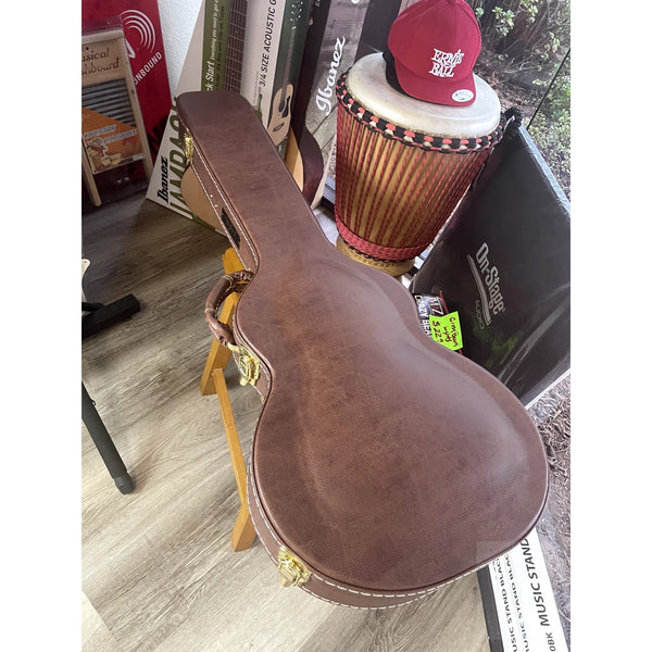 Tagima Mirach Flamed Transparent Amber with Real Rosewood Fretboard Hardshell Case Included - El Cajon Guitars and Music