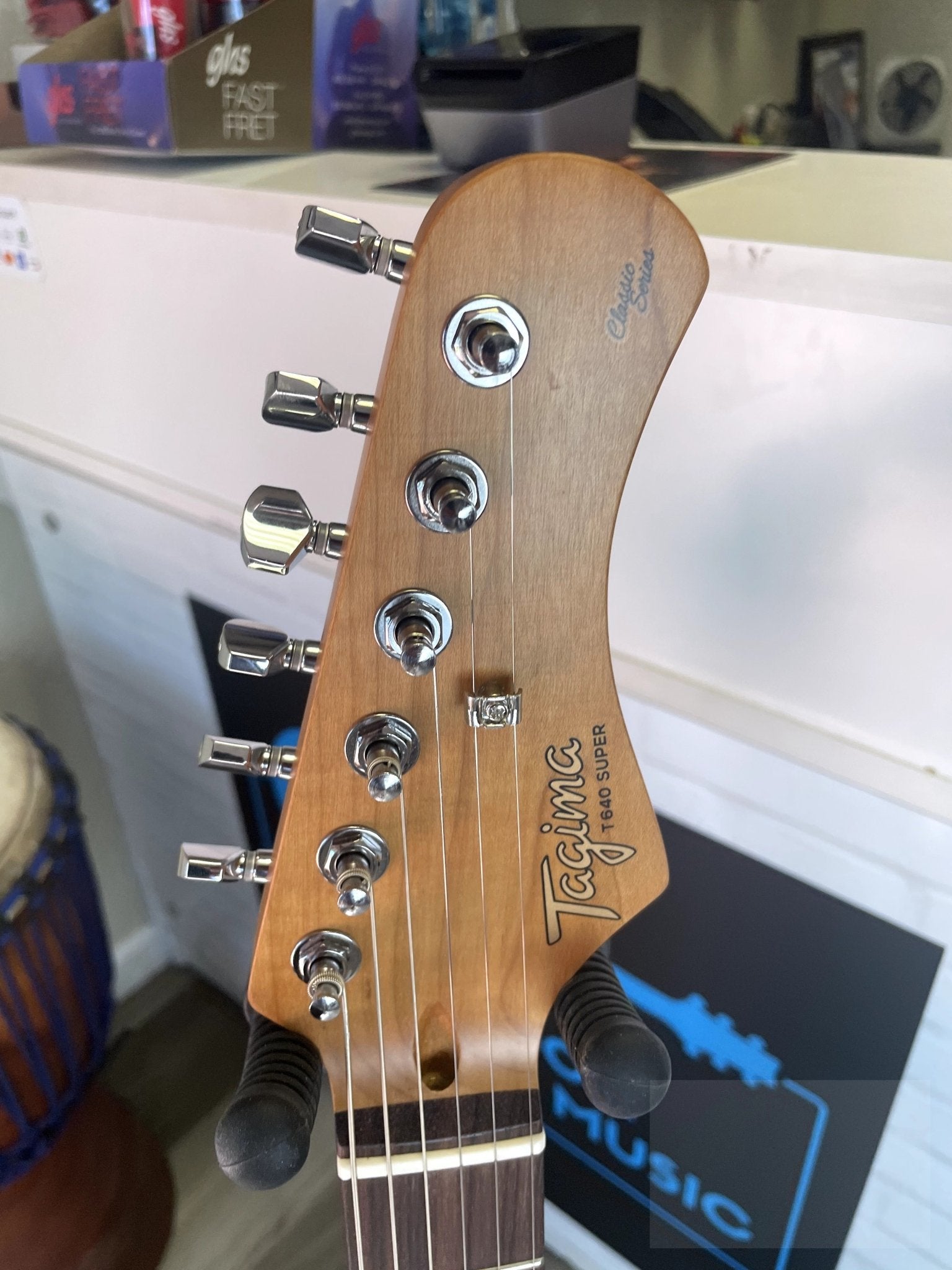 Tagima T 640 Super Classic Electric Guitar with Single Coil neck and middle, Humbucker Bridge - El Cajon Guitars and Music