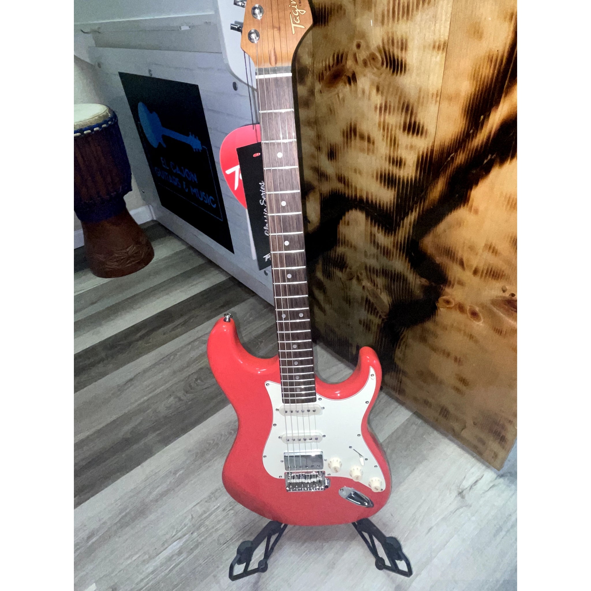 Tagima T 640 Super Classic Electric Guitar with Single Coil neck and middle, Humbucker Bridge - El Cajon Guitars and Music