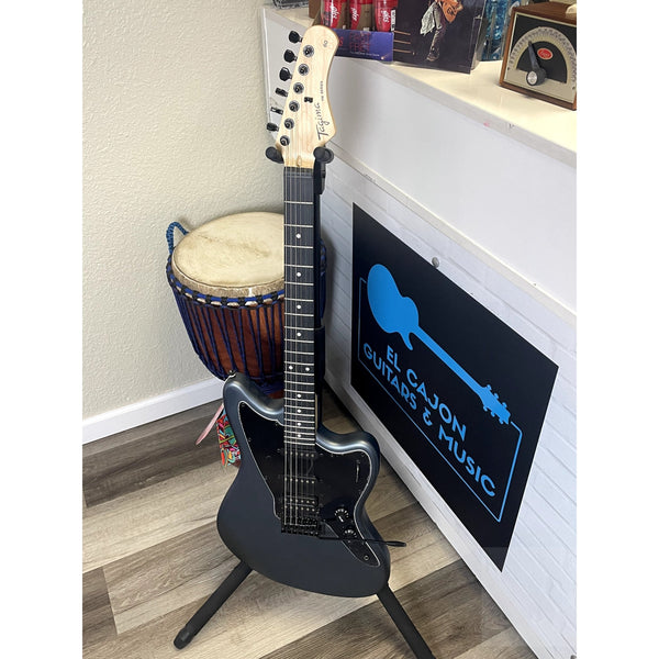 Tagima TW60 Electric Guitar Metallic Dark Silver Satin - Open Box Special - El Cajon Guitars and Music
