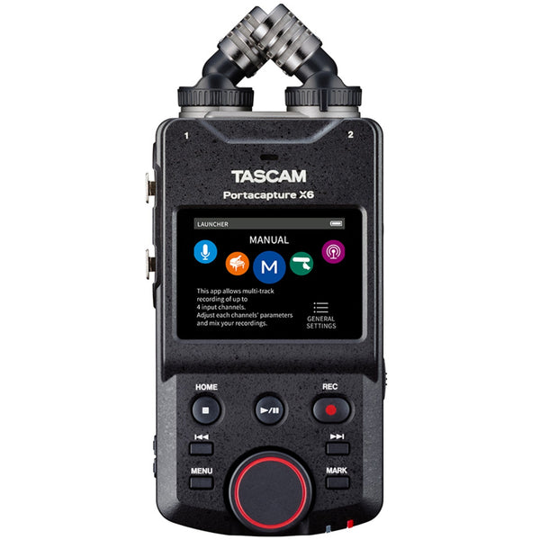 Tascam Portacapture X6 6 - Channel 32 - Bit Float Portable Audio Field Recorder - El Cajon Guitars and Music
