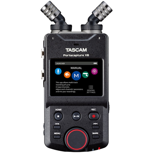 Tascam Portacapture X6 6 - Channel 32 - Bit Float Portable Audio Field Recorder - El Cajon Guitars and Music