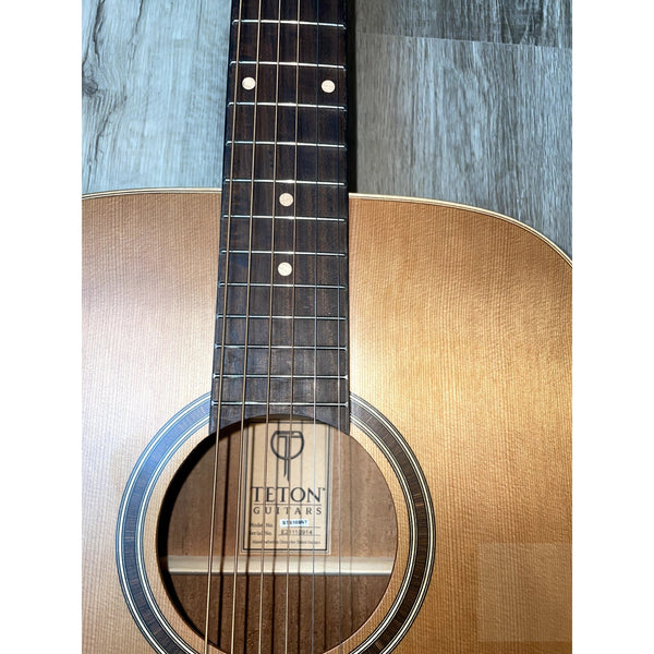Teton Dreadnaught Acoustic Guitar Solid Cedar Top STS105NT - El Cajon Guitars and Music
