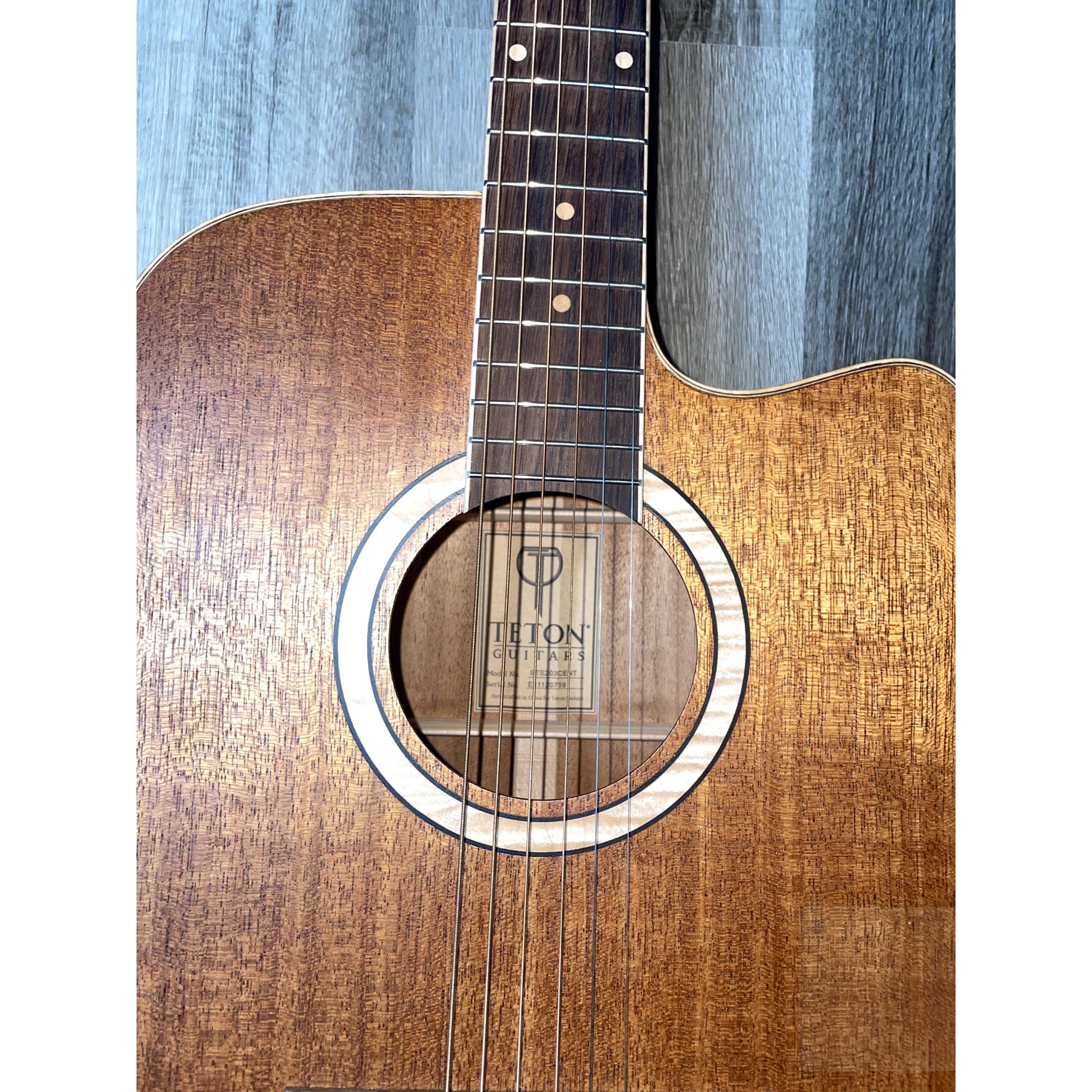 Teton STS203CENT Acoustic Guitar with Fishman Pickup - El Cajon Guitars and Music