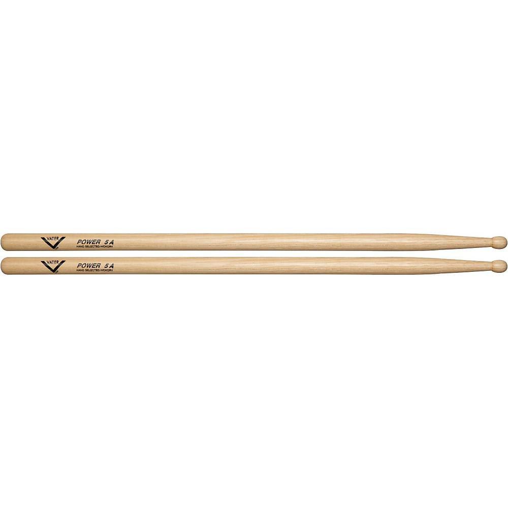 Vater American Hickory Power 5A Drumsticks Wood - El Cajon Guitars and Music