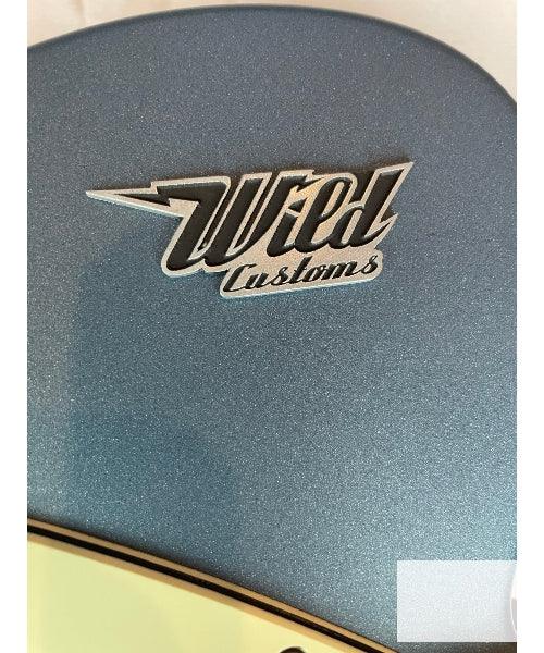 Wild Customs Headless Guitar 6 String Electric Blue