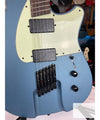 Wild Customs Headless Guitar 6 String Electric Blue