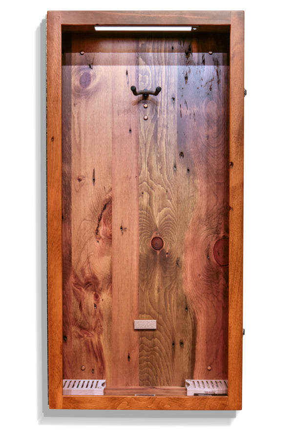 ClimaCase Rectangle Humidor - 300 Year Old Reclaimed Wood with Seely Stain
