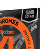 D'Addario Guitar Strings 10-48 Extra Light, Plain Third, XL Chromes Electric Guitar Strings
