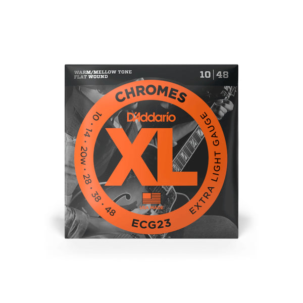 D'Addario Guitar Strings 10-48 Extra Light, XL Chromes Electric Guitar Strings