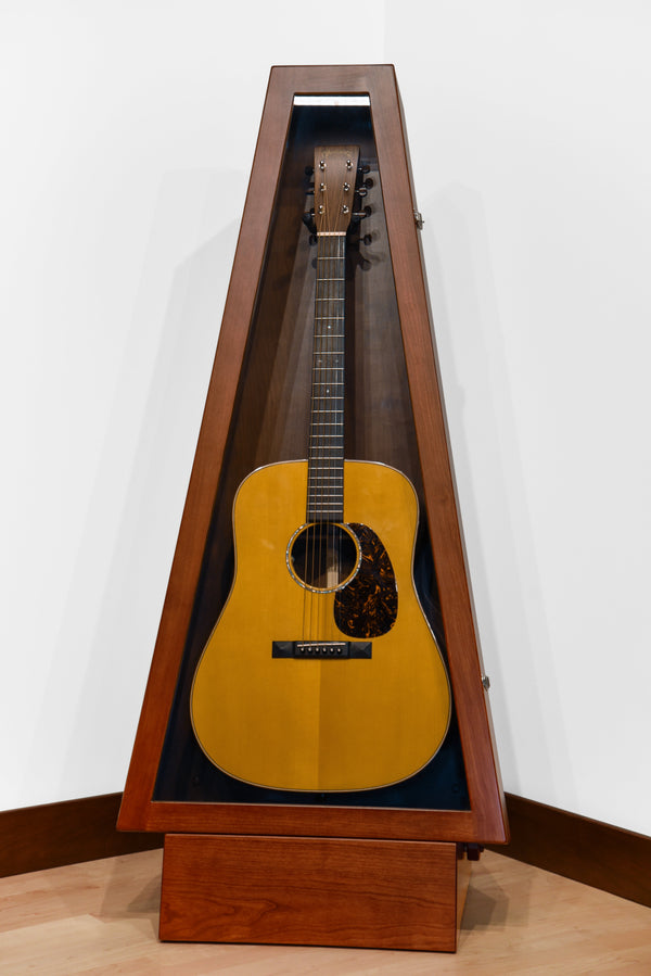 ClimaStand Triangle Humidor with Base - Cherry with Acres Stain