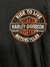 Harley Davidson Ride to Live T-shirt - Powder Keg Shirt L