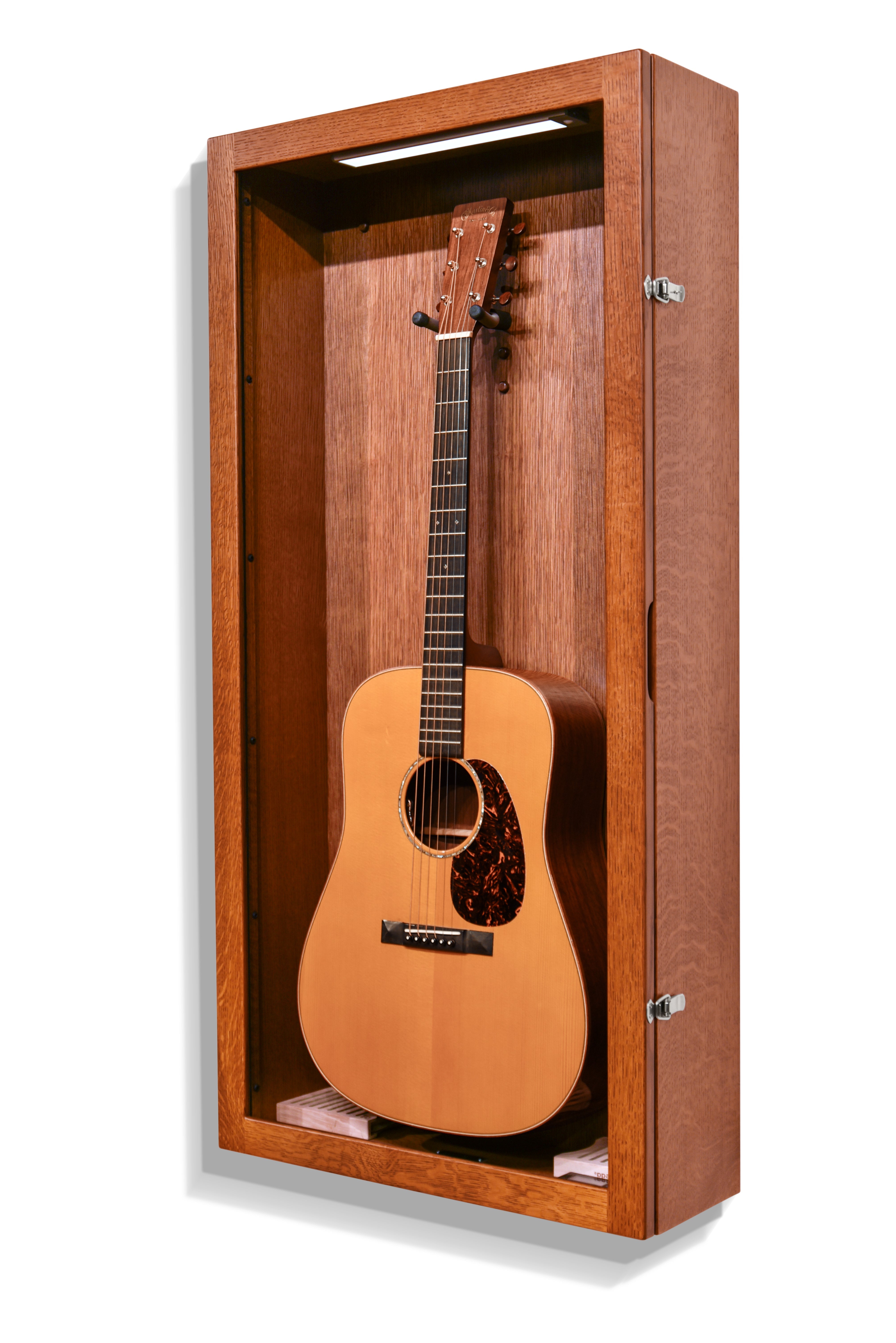 ClimaCase Rectangle Humidor - Quartersawn White Oak with Boston Stain