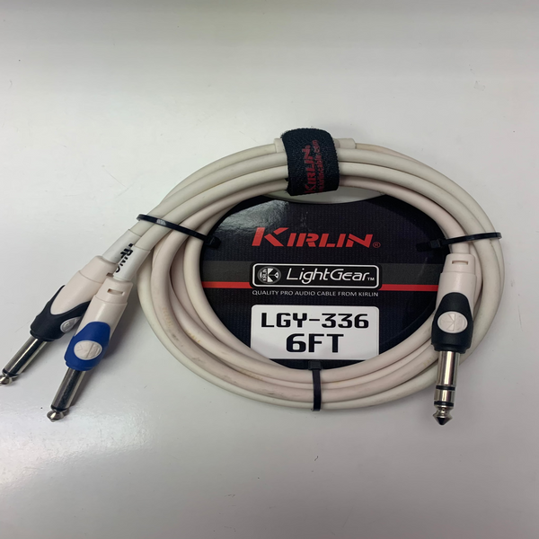 Kirlin Instrument Cable 1/4'' TRS - 2-1/4'' MONO