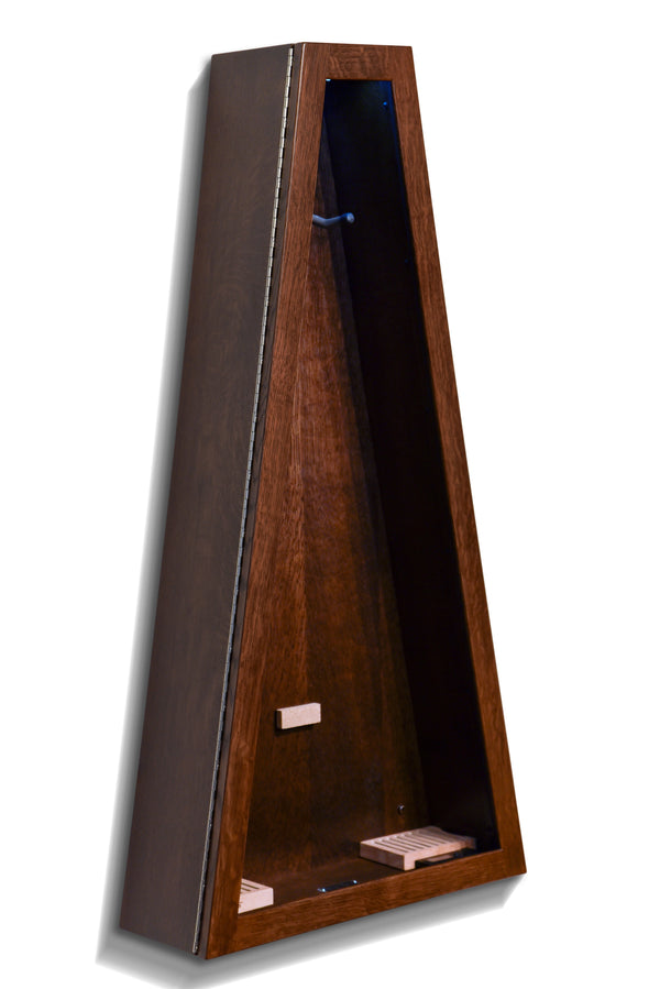 ClimaCase Triangle Humidor - Quartersawn White Oak with Onyx Stain