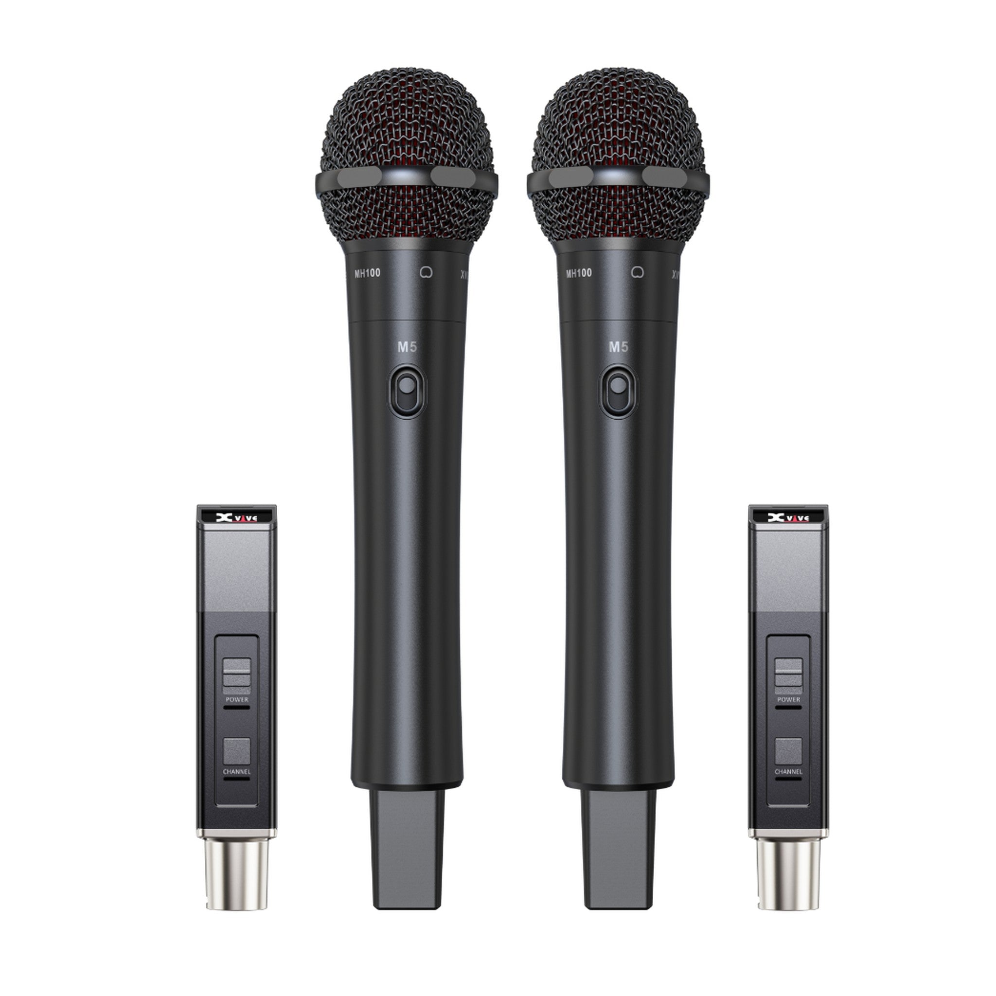 Xvive M5D dual handheld wireless microphone system