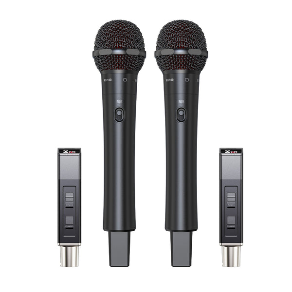 Xvive M5D dual handheld wireless microphone system