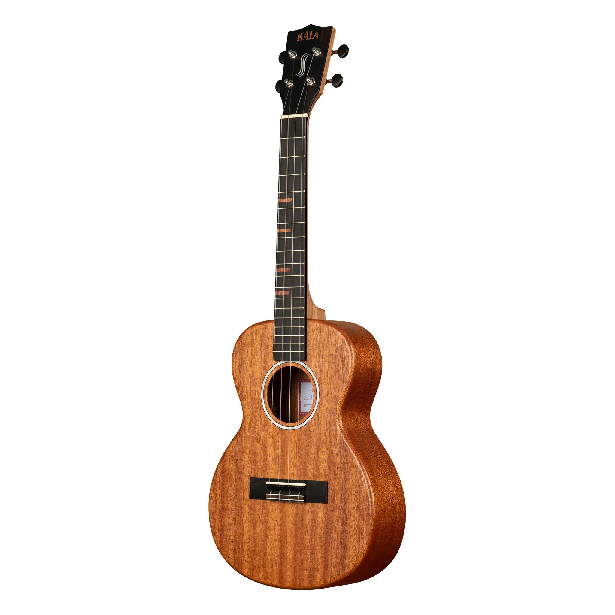 Kala KA-WF-AMHG-T All Solid Mahogany Waterfall Tenor Ukulele with Gig Bag