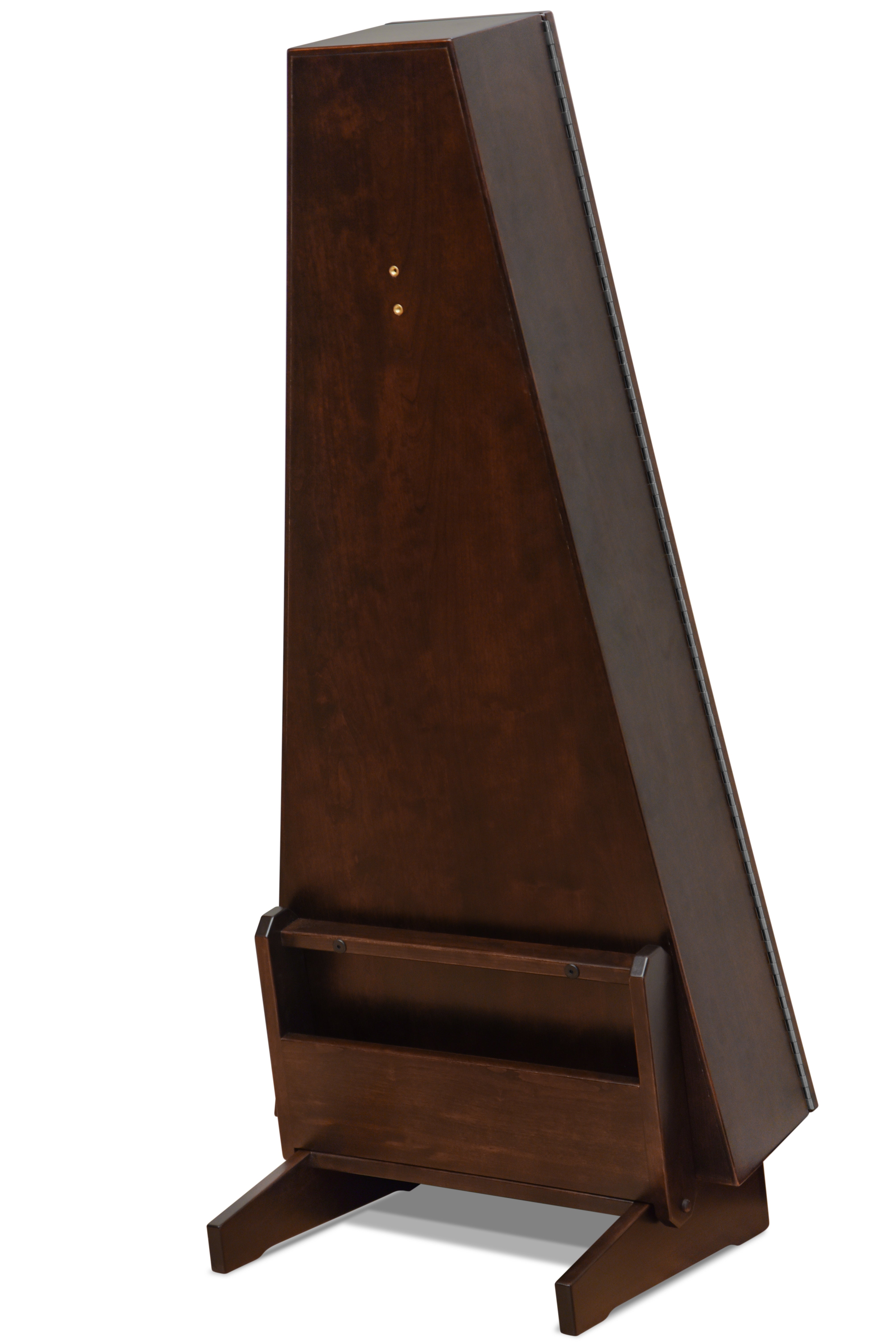 ClimaStand Triangle Humidor with Base - Cherry with Onyx Stain