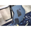 D'Angelico Premier Bob Weir Bedford Matte Stone satin finish, rear angled view