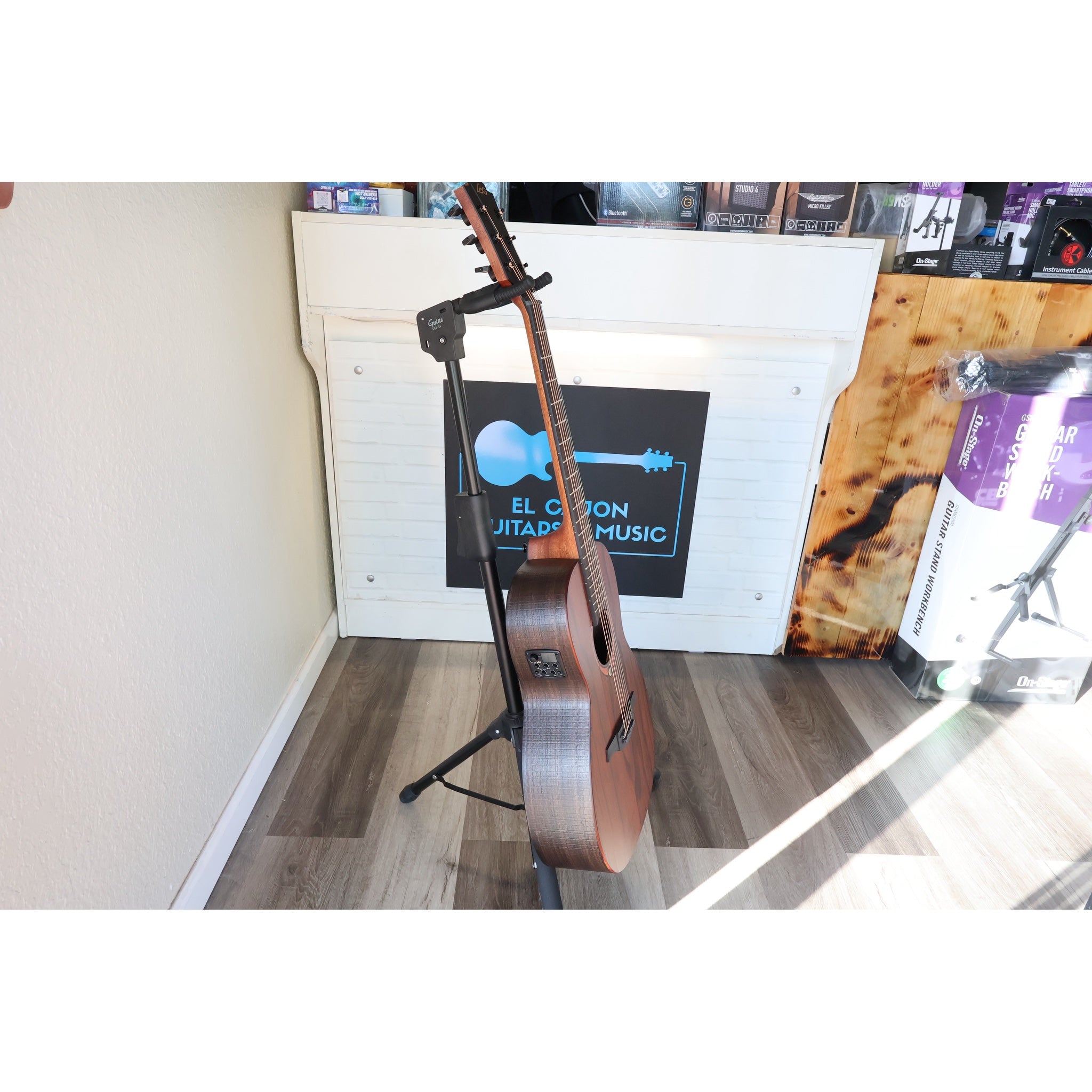 Lâg Sauvage PE Parlor Acoustic-Electric Guitar