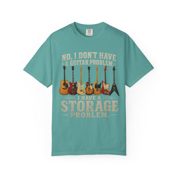 No I Don't Have A Guitar Problem Shirt | Funny Guitar Collector T-Shirt | Vintage Guitarist Gift Tee | Music Lover Shirt