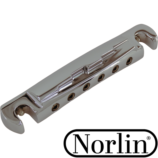 CNC Billet Aluminum Ridged Compensated "Lightning" Stop Bar for Gibson® & Epiphone® Guitars