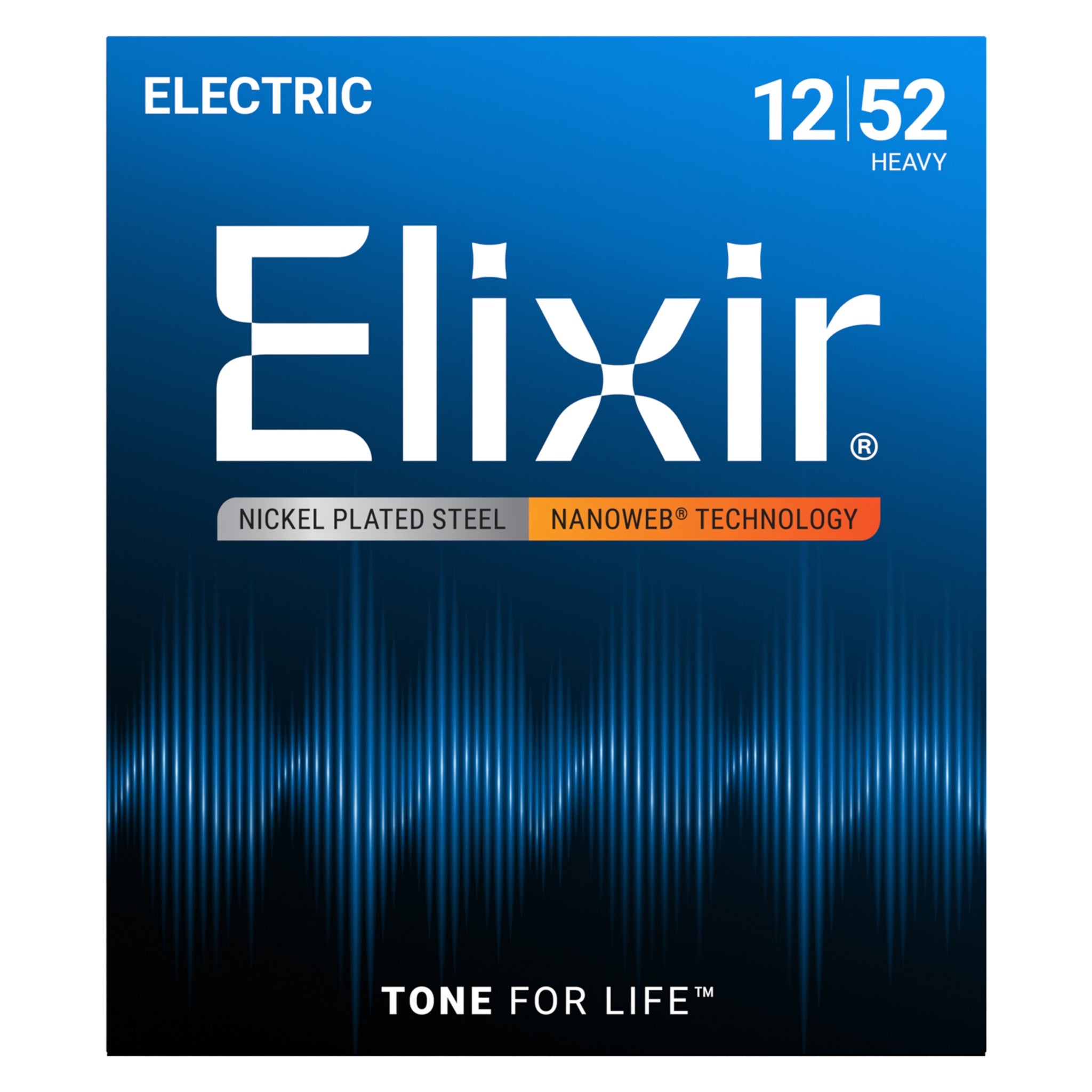 Elixir Nickel-Plated Steel Electric Guitar Strings with NANOWEB Technology
