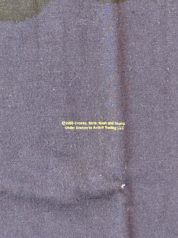 CSNY Band T-shirt George W Bush Quote Tee - L