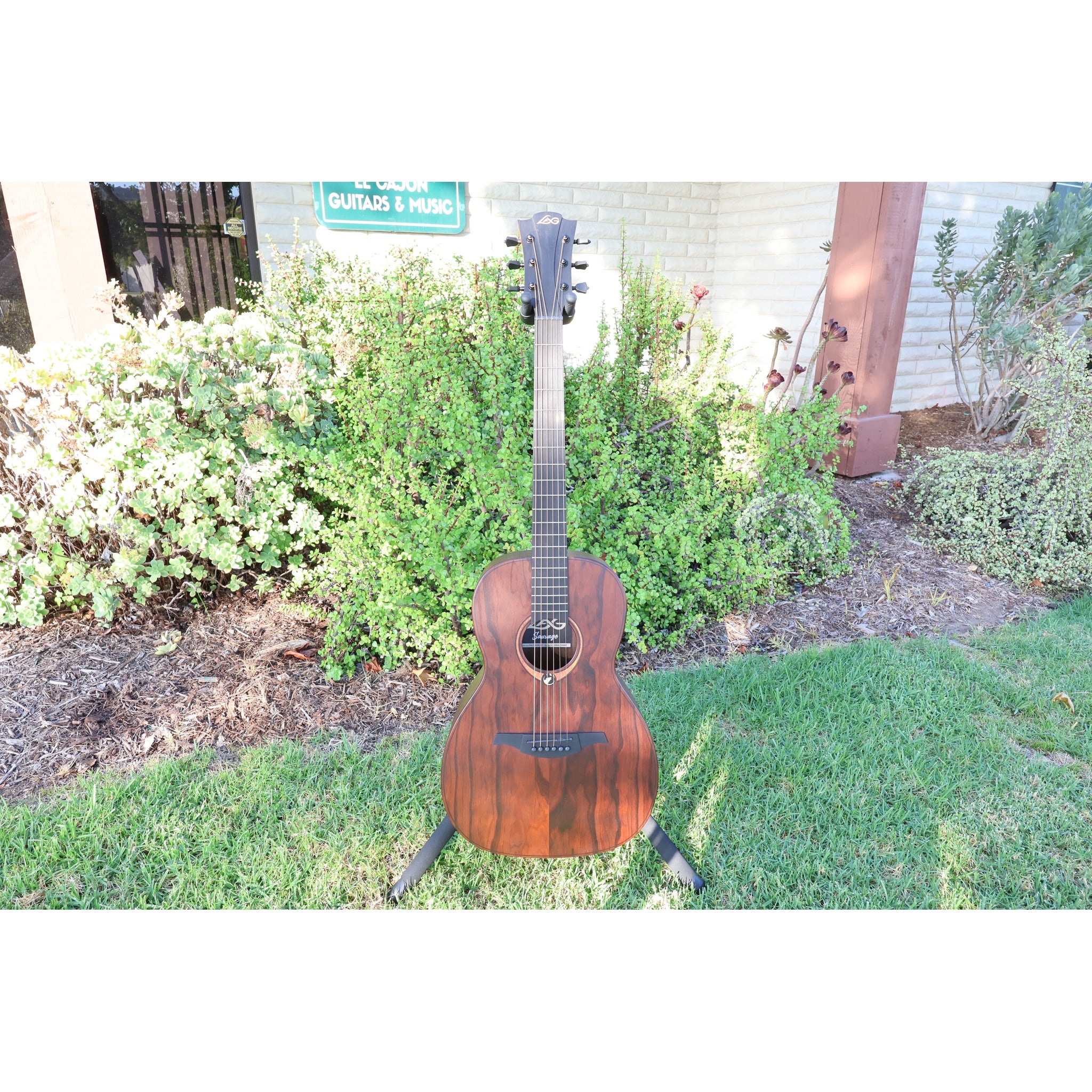 Lâg Sauvage PE Parlor Acoustic-Electric Guitar